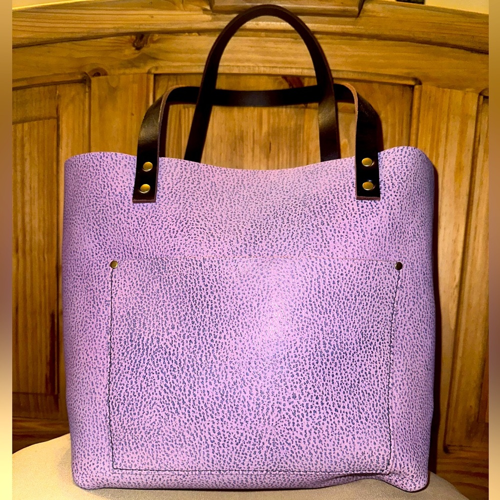 New Large Lilac Portland Leather Goods Classic Tote